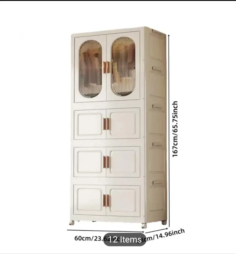 Brand new sealed White Wardrobe Cabinet - 167cm x 60cm