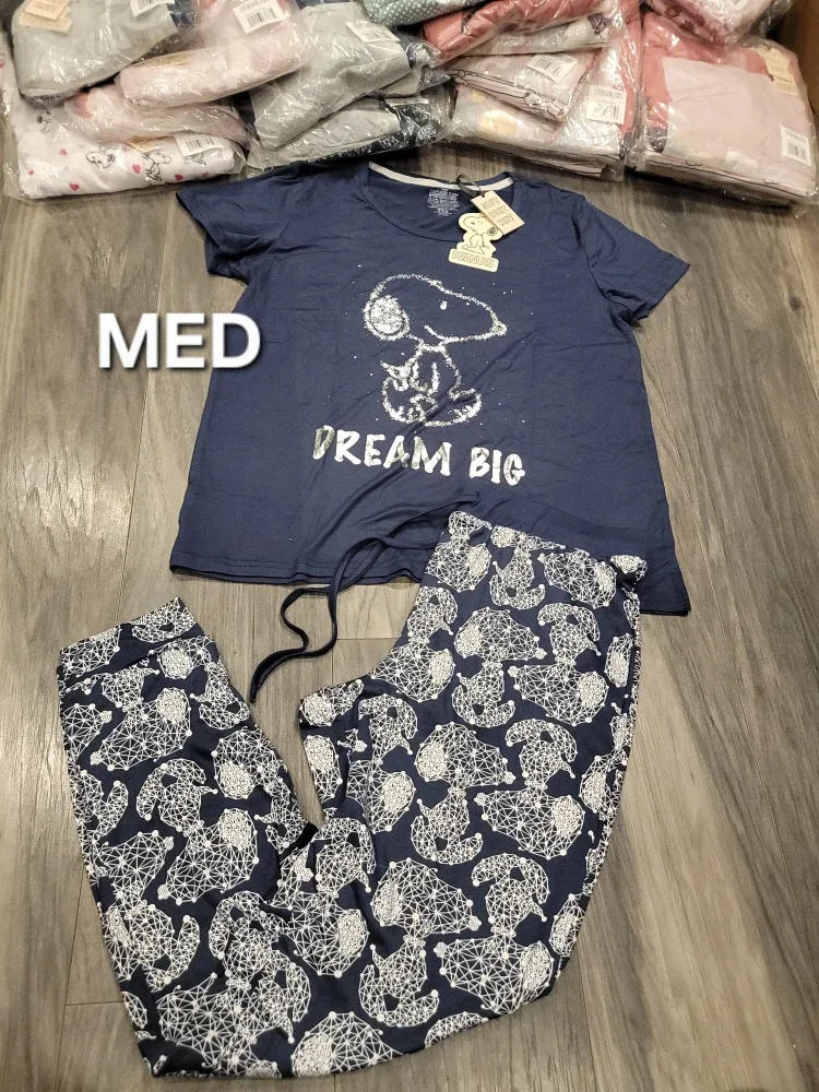 Snoopy Pajama Set - Ladies sizes small, medium,  Large, X-Large image indicator(6)