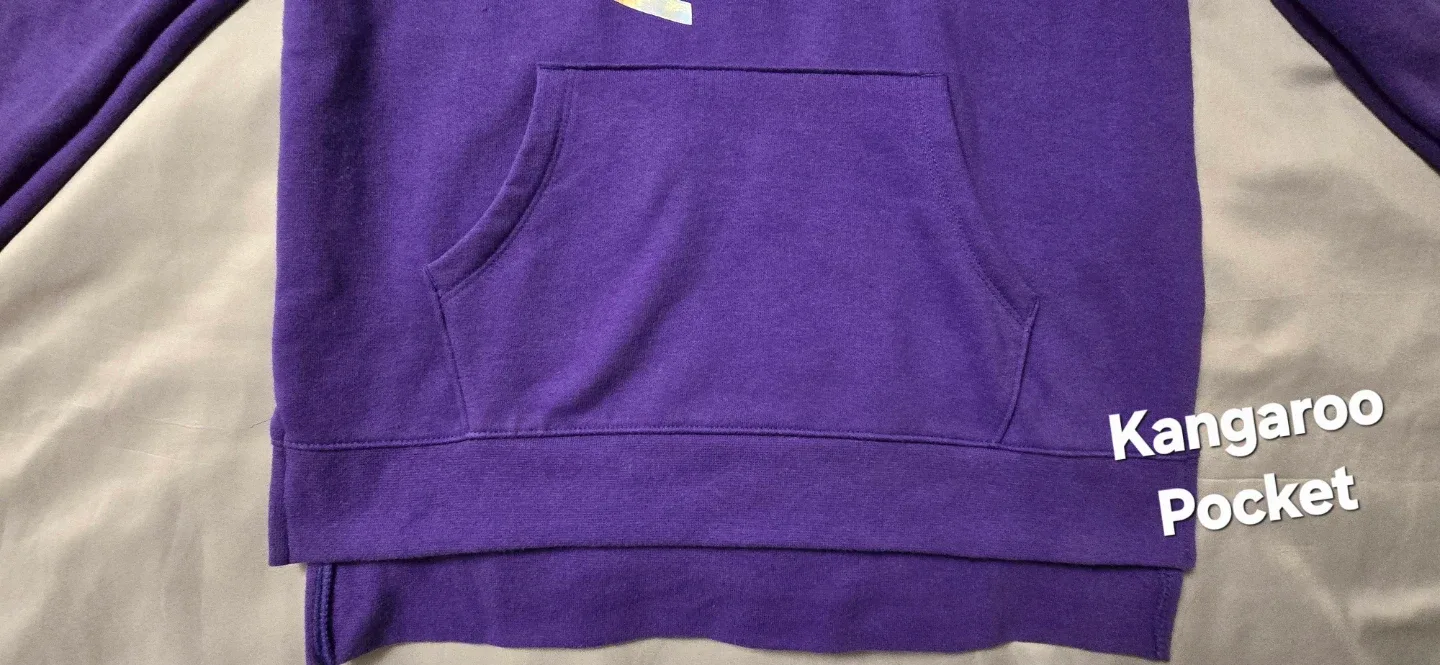NEW! Girl's Under Armour Purple Hoodie! - YLG - 14 - 16 image indicator(4)
