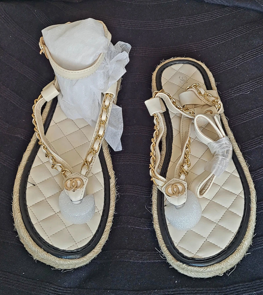 New Designer Inspired Sandals - Size 7 - photo 3