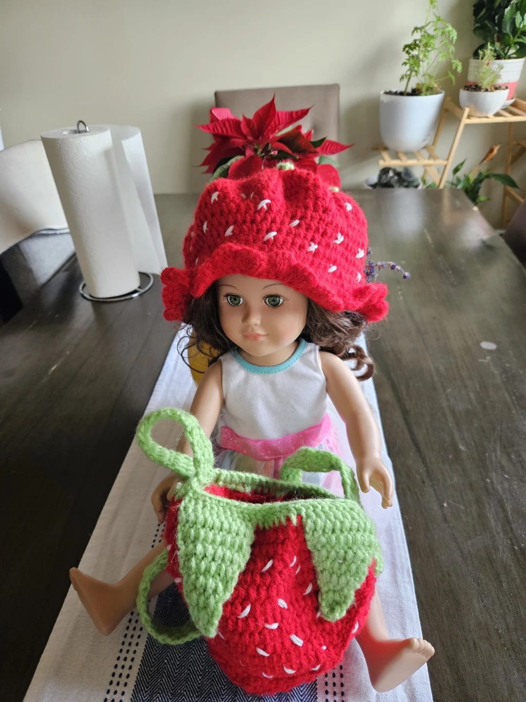 Handmade and Purse Set - Strawberry Design