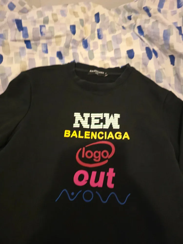 Balenciaga 'Logo Out' Black Sweatshirt Excellent #thriftypick image indicator(3)