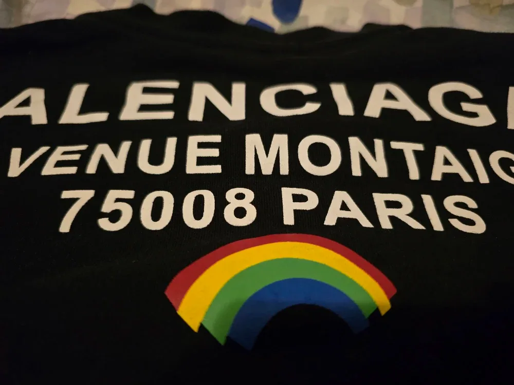 Balenciaga 'Logo Out' Black Sweatshirt Excellent #thriftypick image indicator(4)