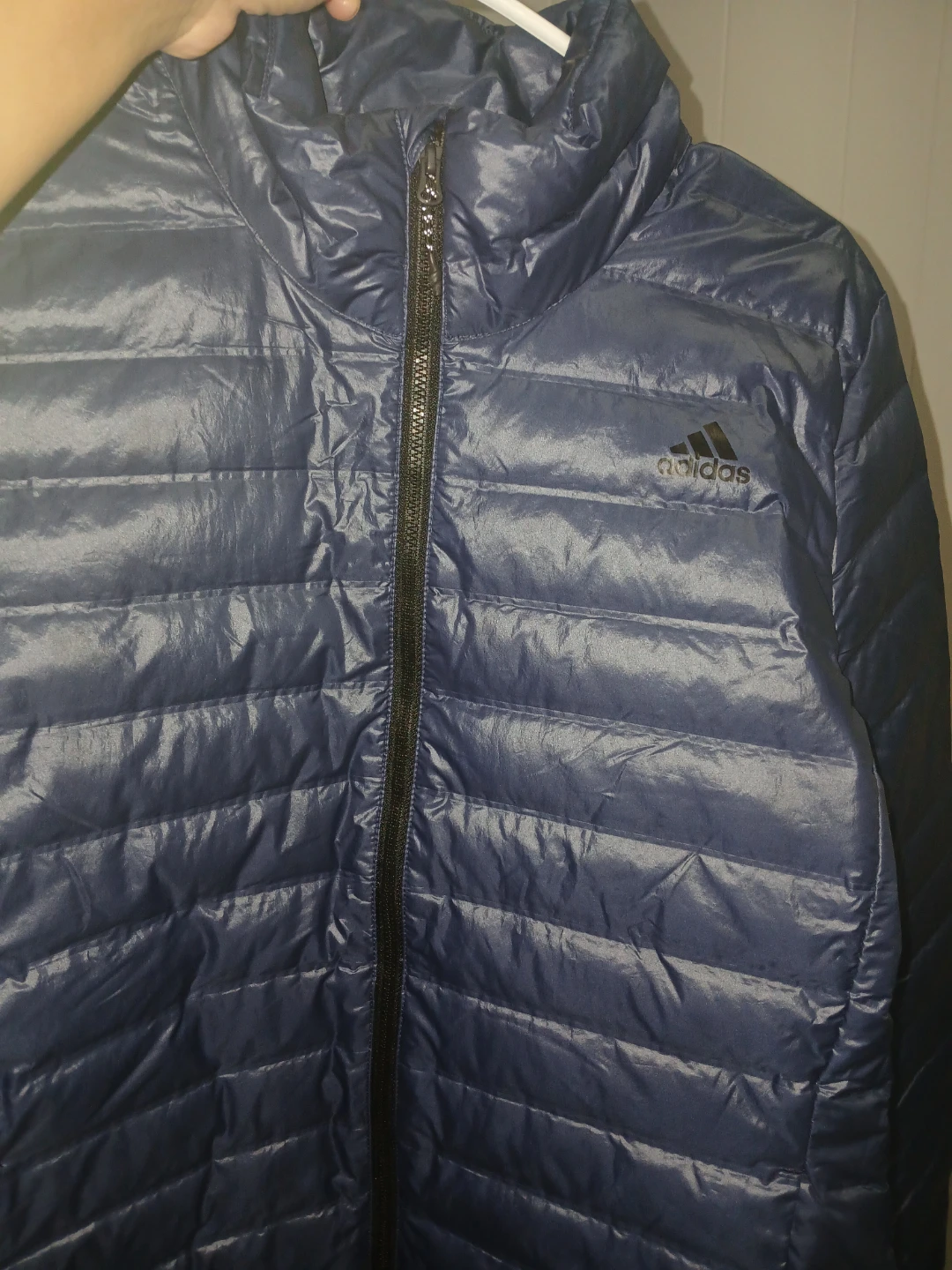 Adidas Blue Puffer Jacket