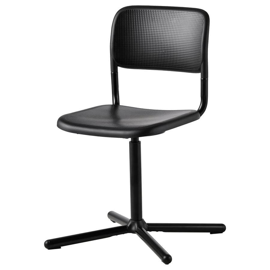 (Used) IKEA Smallen  Swivel Chair - Black - photo 3