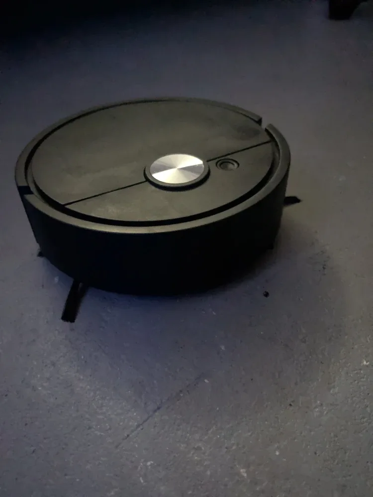 Black Robot Vacuum Cleaner