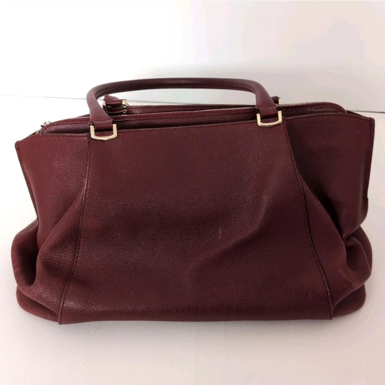 Cartier Burgundy Red Spinel Taurillon Bull Leather Handbag - photo 2