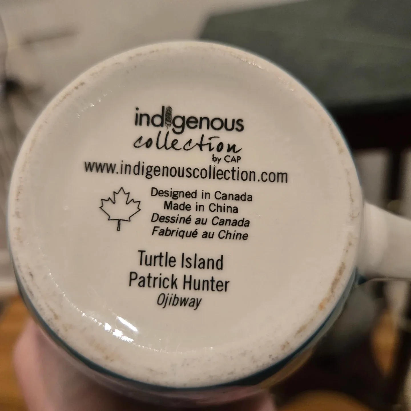 Turtle Island Mug by Patrick Hunter image indicator(4)