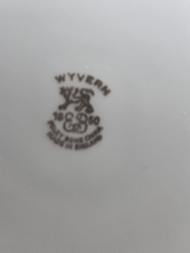 Wyvern Foley Bone China Plates - photo 2