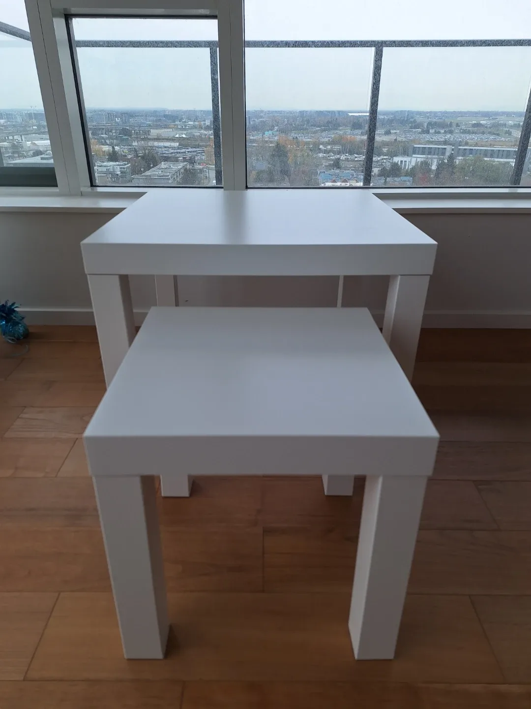 IKEA LACK White Nesting Tables (Set of 2) image indicator(3)