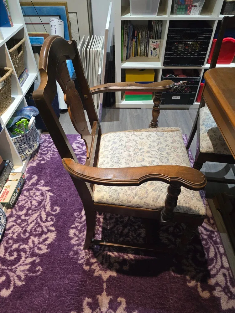 Antique Dining Room table set image indicator(2)