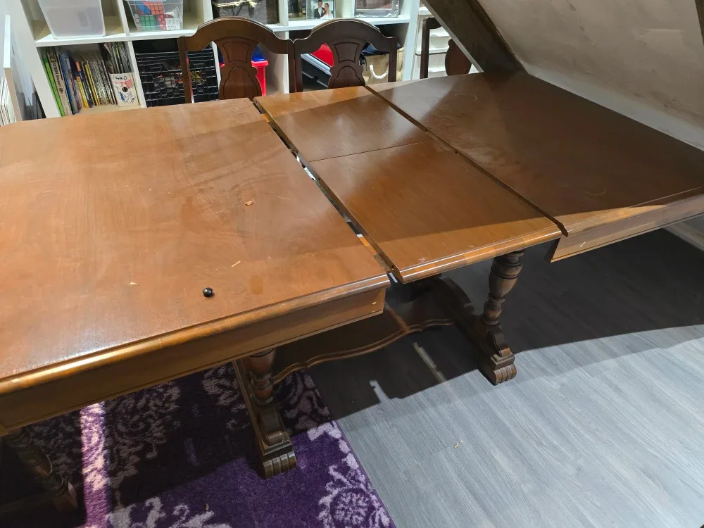 Antique Dining Room table set image indicator(7)