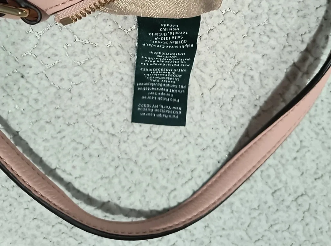Ralph Lauren Pink Crossbody Bag image indicator(10)