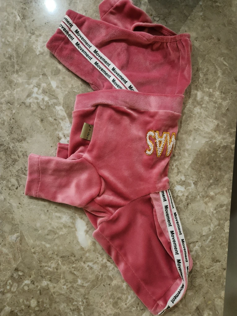 Pink Dog Tracksuit, Size Small - photo 4