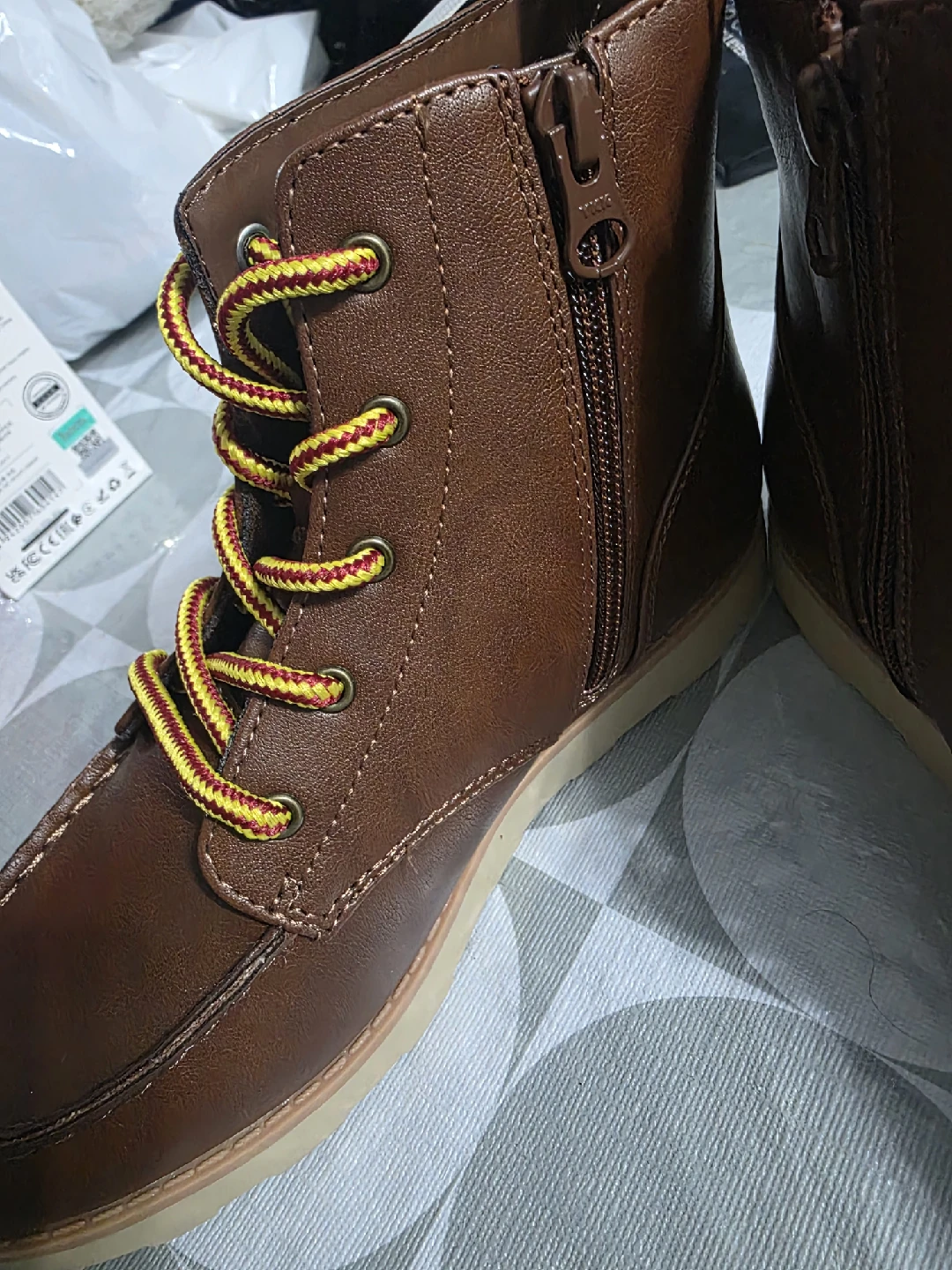 Brown Lace-Up Boots - photo 3
