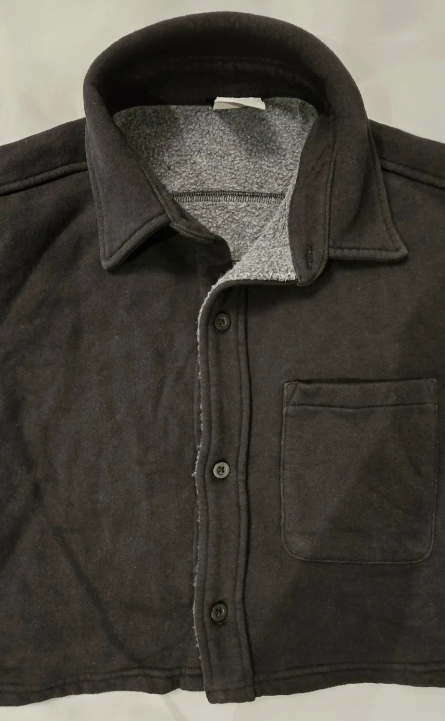 NEW! Aritzia TNA Cozy Boyfriend Cropped Shirt Jacket! Size Small image indicator(3)