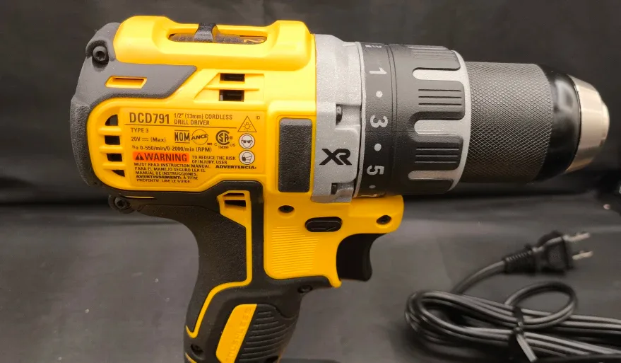 DeWalt 20V MAX XR Cordless DCD 791 Drill Driver Kit image indicator(3)