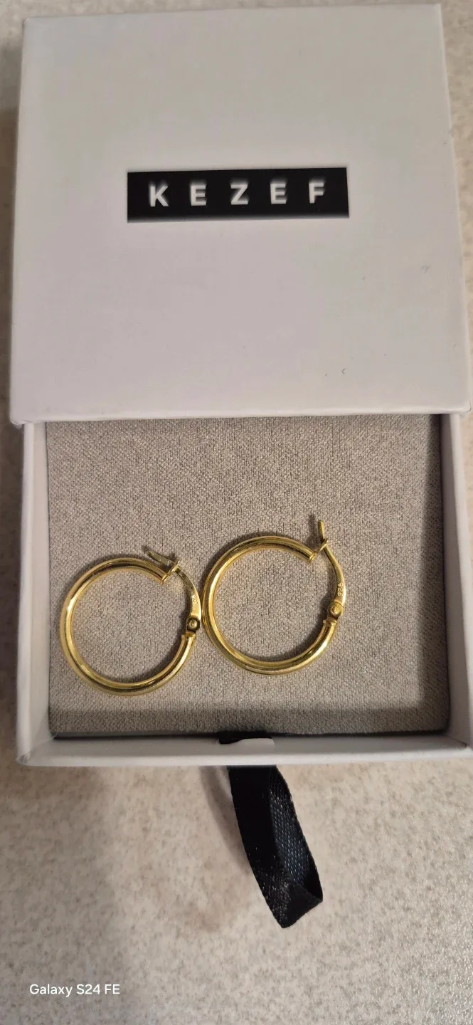 BRAND NEW  STERLING SILVER  HOOPS image indicator(2)