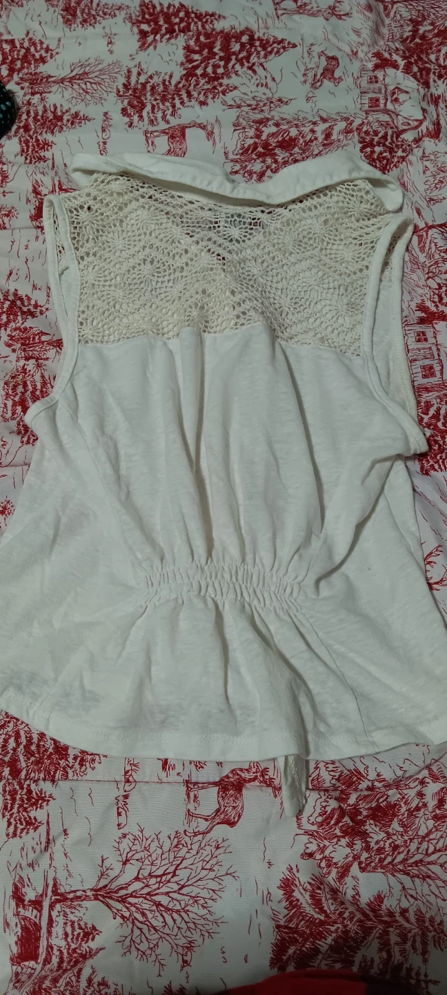 Joe Boxer White Sleeveless Top - Size M - photo 3