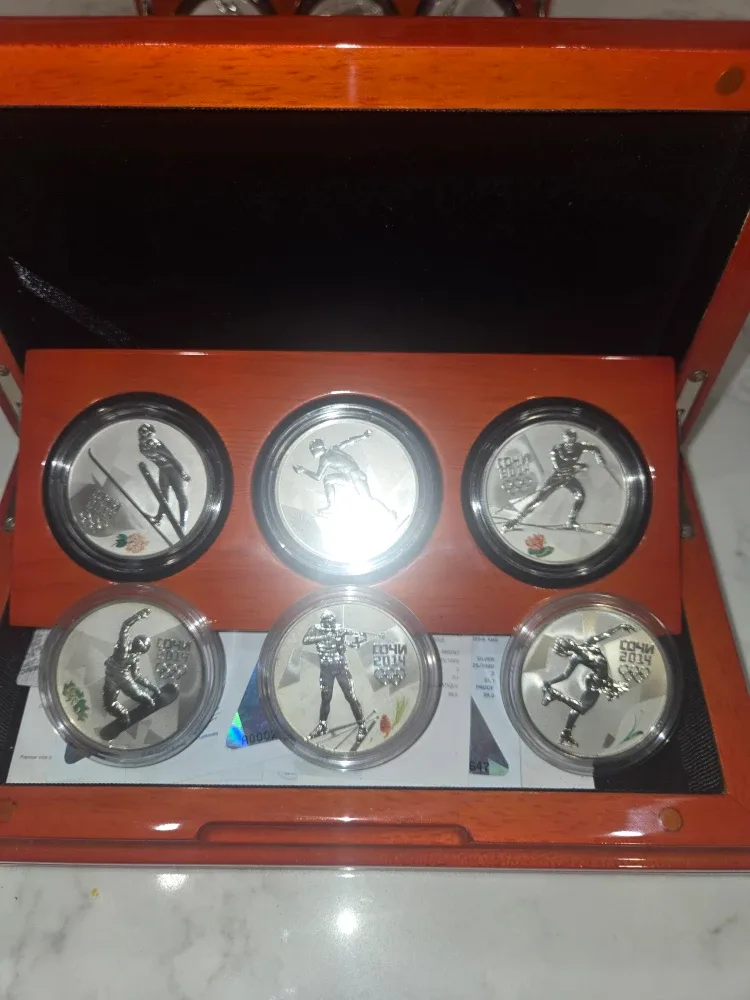 Russian Federation Sochi 2014 Silver Coins image indicator(4)