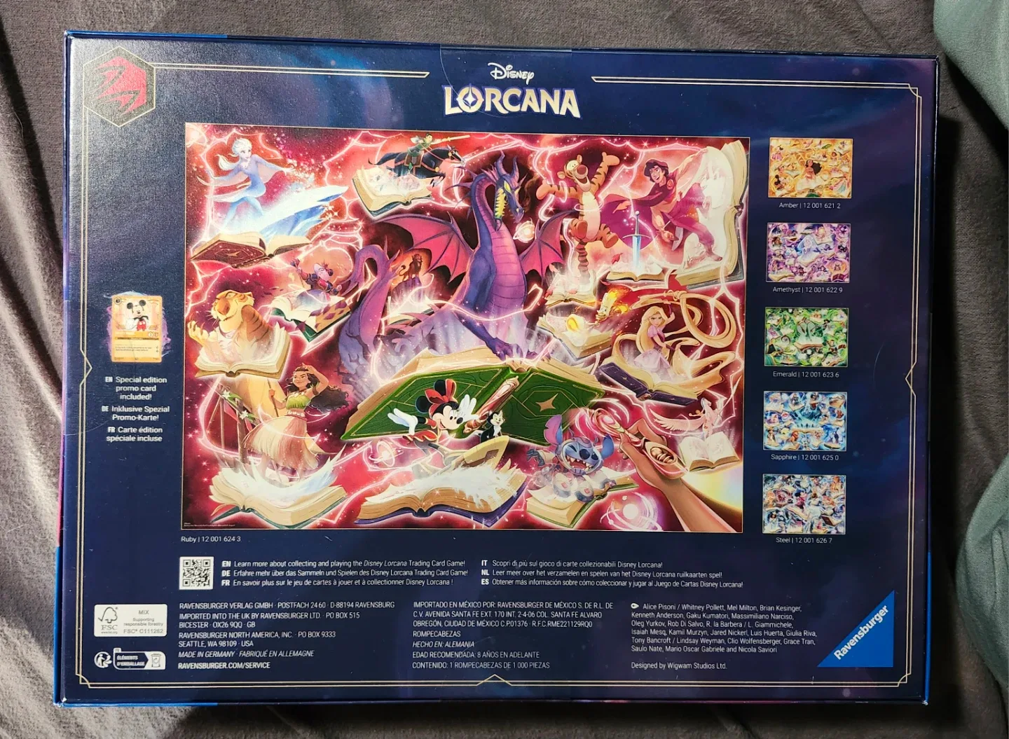 Disney Lorcana 1000 Piece Ravensburger Puzzle image indicator(2)