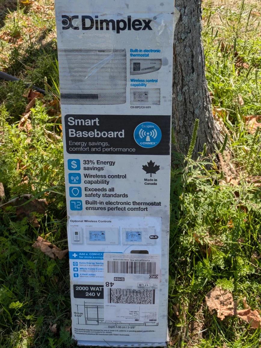 Dimplex Smart Baseboard Heater 2000W