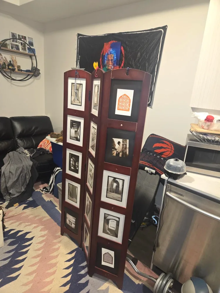 Folding Picture Frame Room Divider Screen