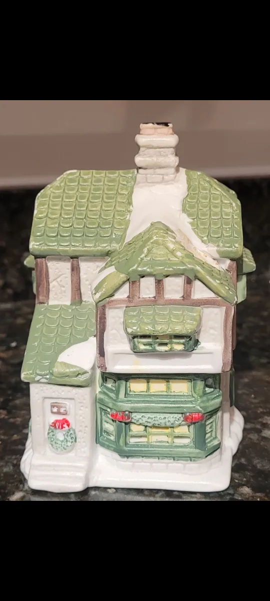 Ceramic Christmas Village House