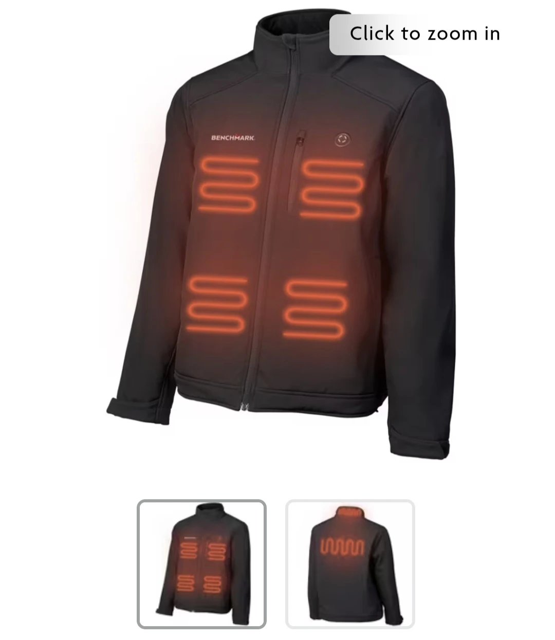 New heated jacket. Black XLg size with battery - photo 3