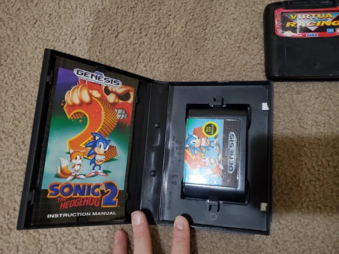 Sega Genesis System Console with Games image indicator(5)