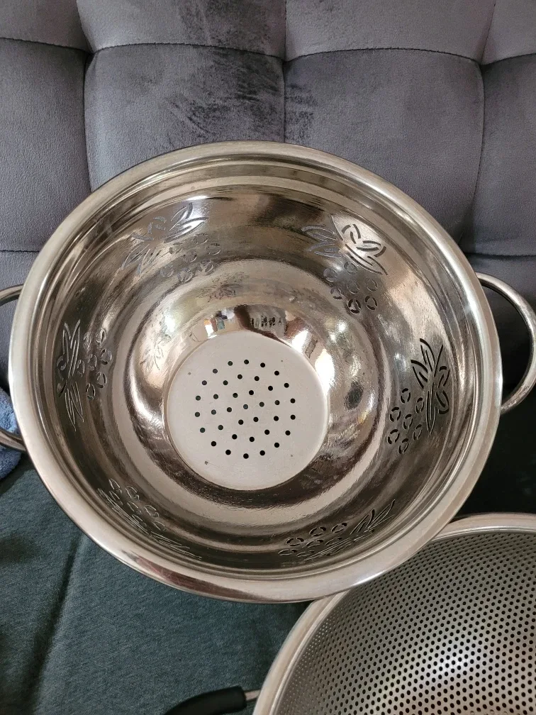 Stainless Steel Colander & Mixing Bowl Set image indicator(6)