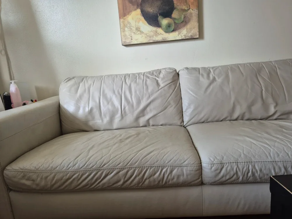 Leather Sofa - Off-White image indicator(3)