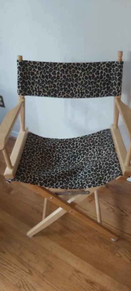 Director's Chair - Leopard Print