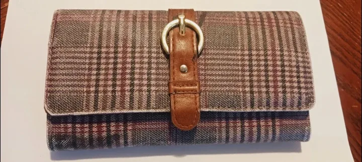 Cute Wallet with Buckle Detail