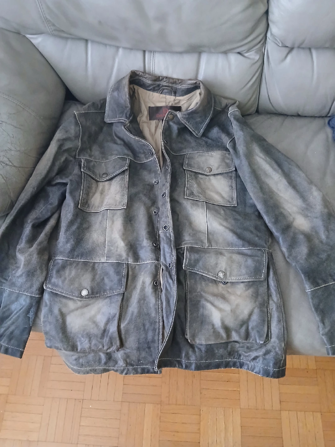 Leather Jacket - Size M - photo 3
