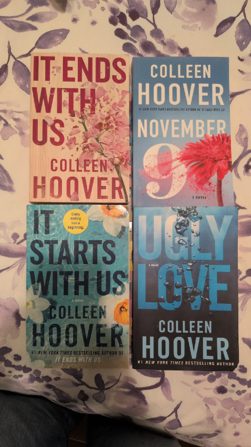 Colleen Hoover Book Bundle - It Ends With Us, November 9, etc
