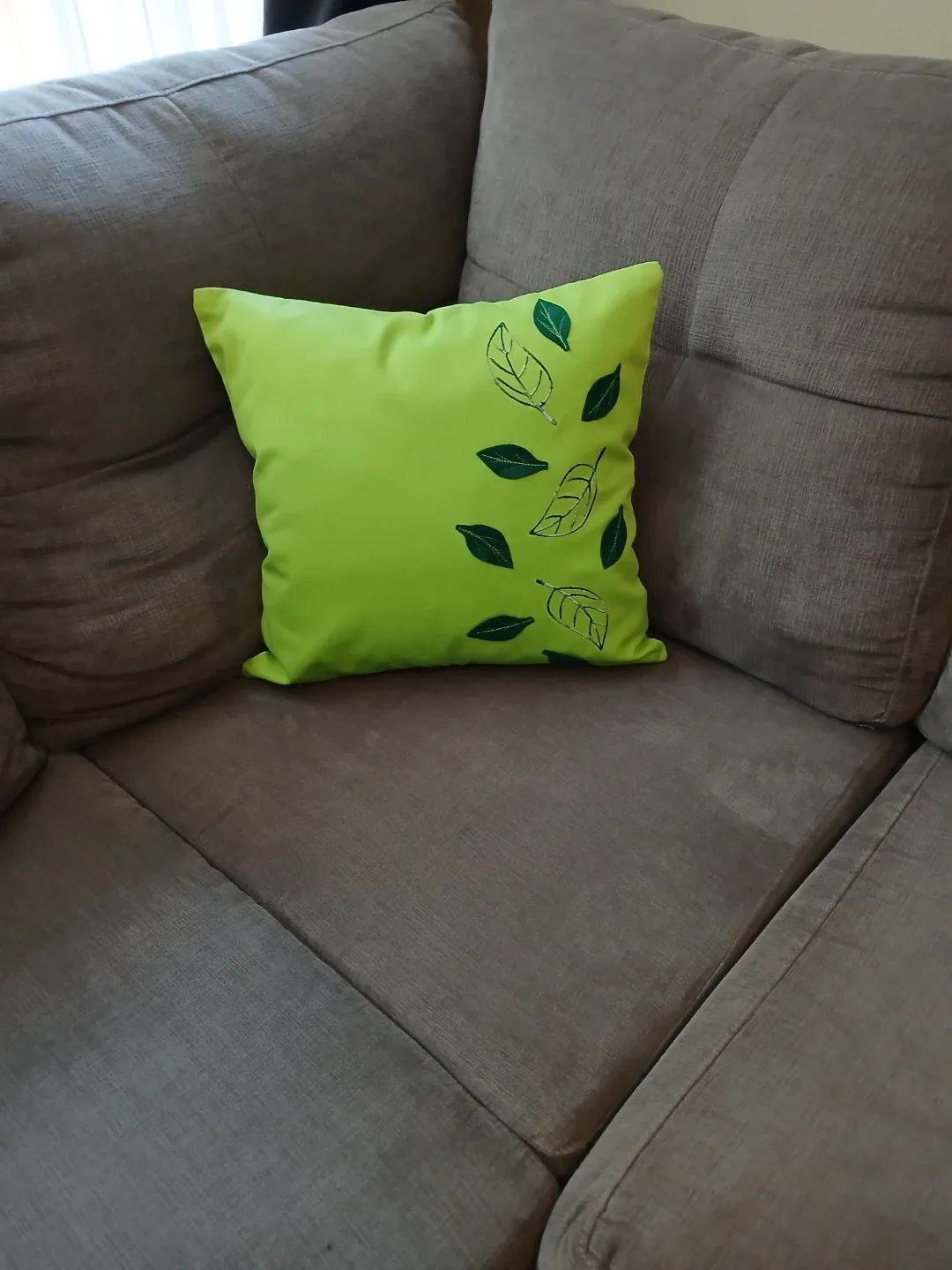 One of a kind, hand made, throw pillow cover thumbnail