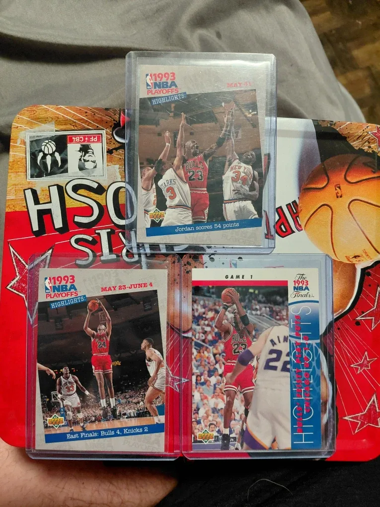 1993 NBA Playoffs Highlights Trading Cards