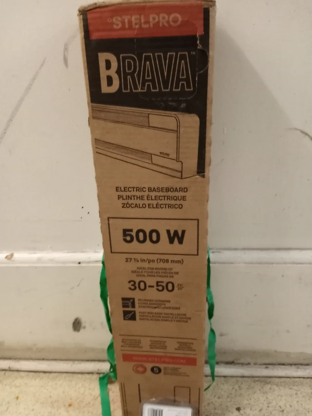 Stelpro Brava Electric Baseboard Heater 500W image indicator(2)