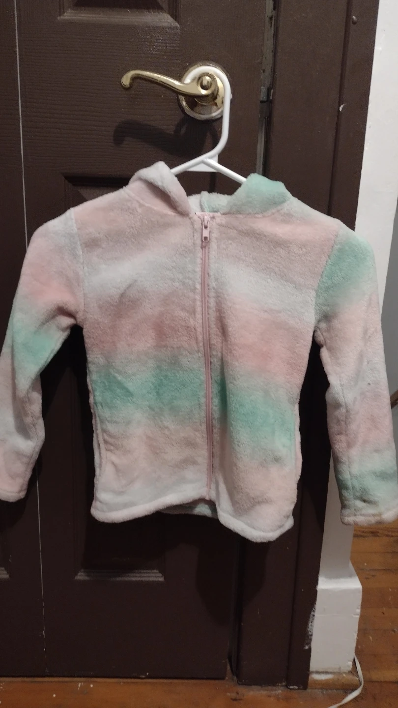 Real Love Unicorn Fleece Jacket - Size 6X