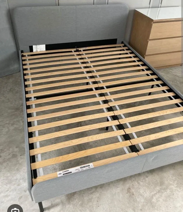 IKEA Bed Frame - Grey, Queen Size image indicator(2)