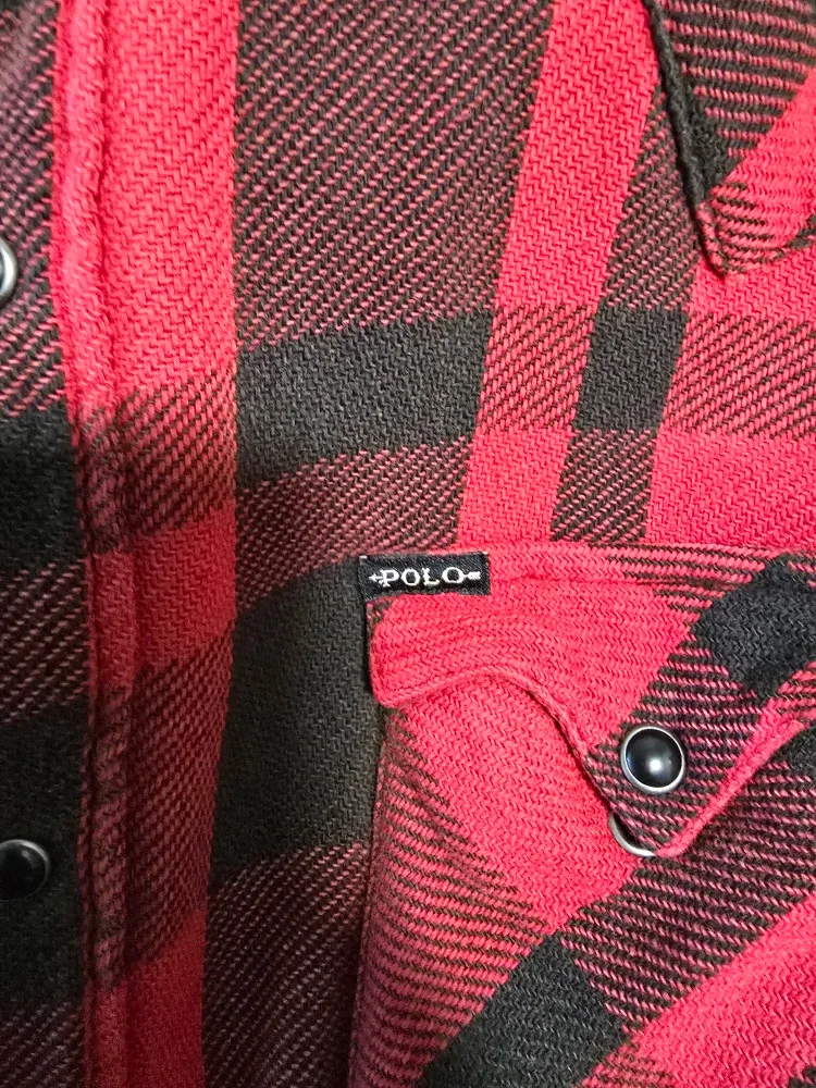 Polo Country Ralph Lauren Red Plaid Sherpa L image indicator(2)