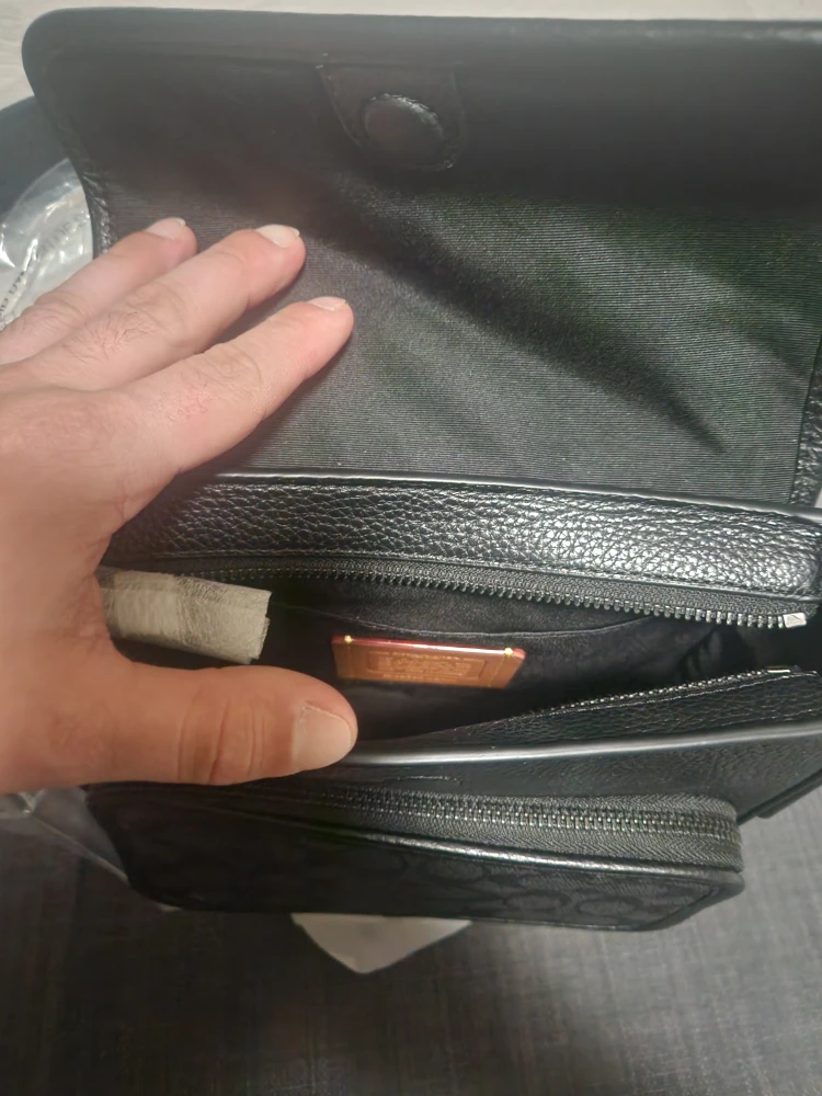 New COACH Sullivan Flap Bag - Charcoal/Black - photo 3
