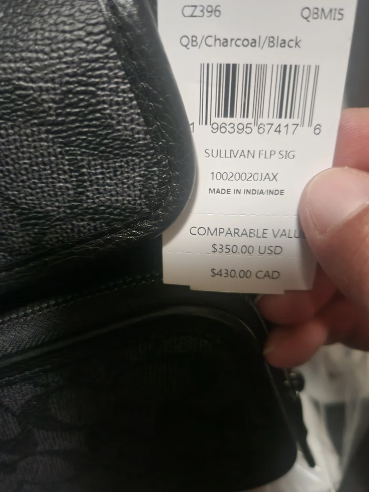 New COACH Sullivan Flap Bag - Charcoal/Black - photo 5