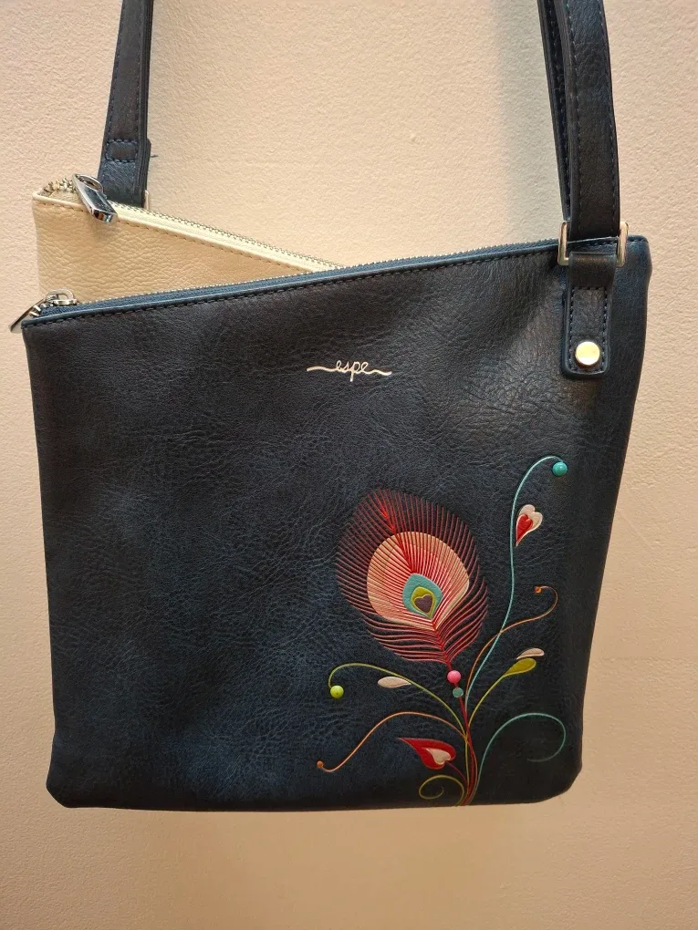 Espe Two-Tone Crossbody Bag