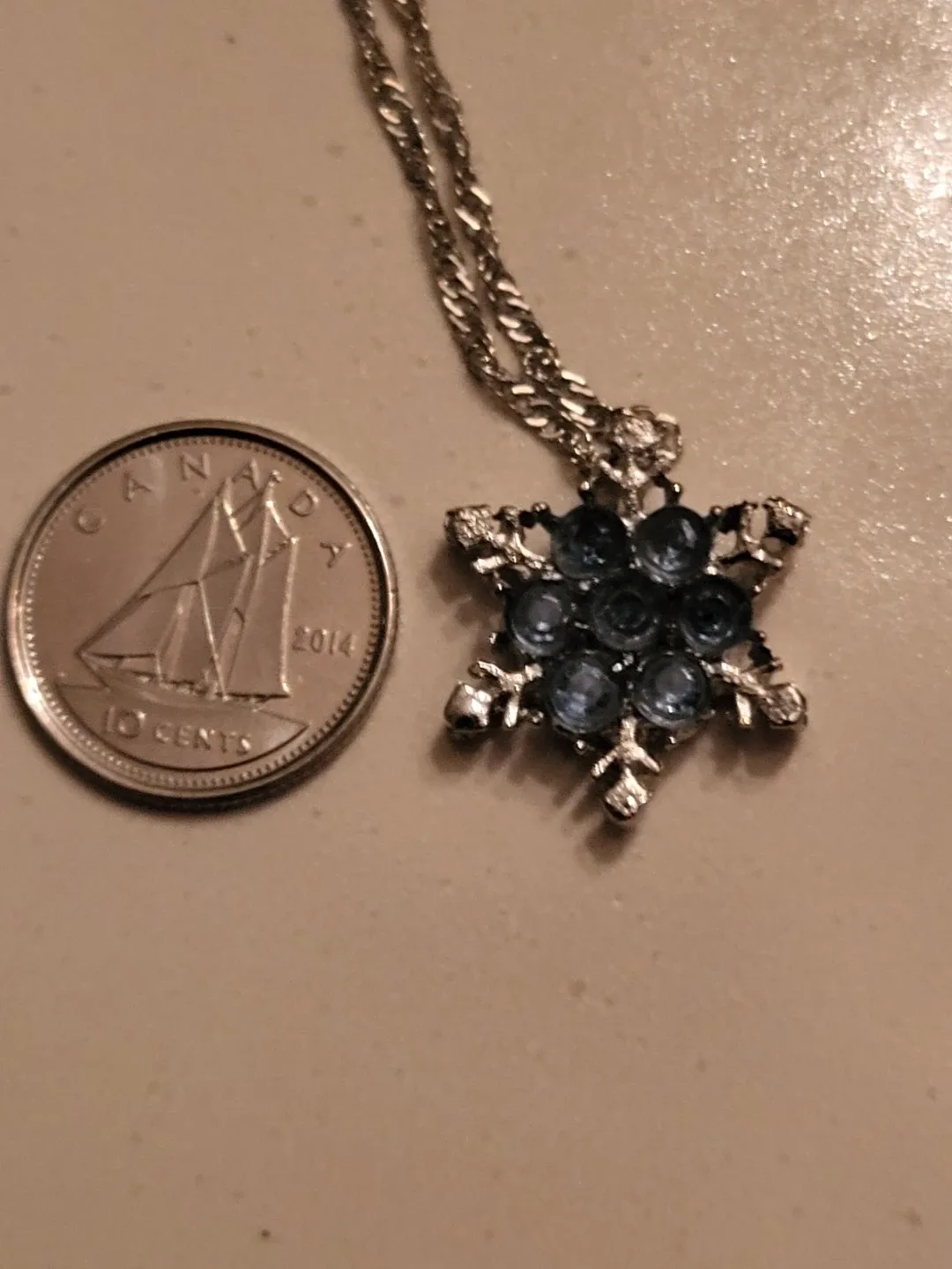 Snowflake Pendant Necklace image indicator(5)