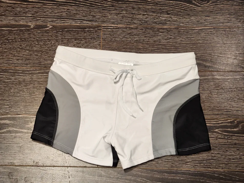 (Small/Medium) Baleaf Swim Trunks - White, Black, Grey