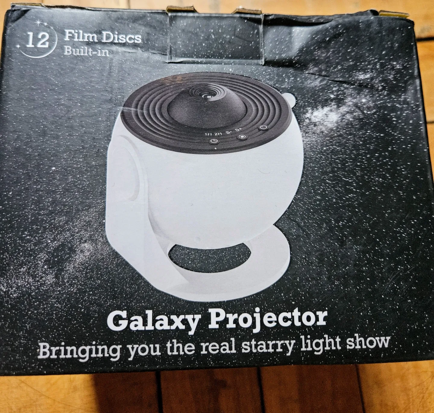 BNIB)Galaxy Projector with 12 Film Discs thumbnail