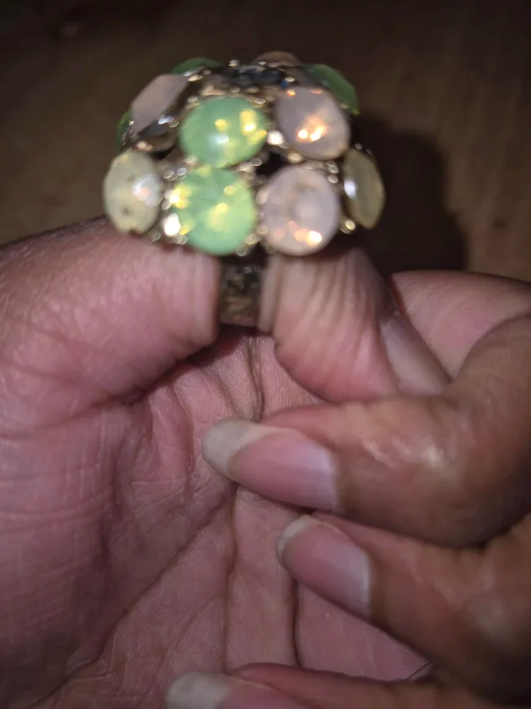 Vintage Gemstone Cluster Ring image indicator(2)