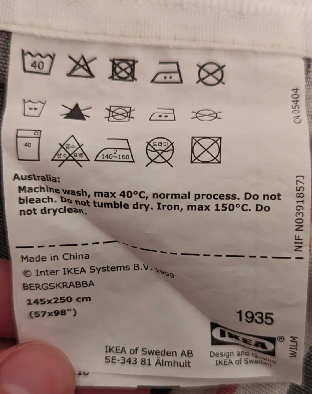 IKEA Bergskrabba Curtains (2) - 145x250 cm image indicator(2)